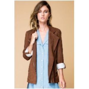 Chilled Leather Suede Jacket